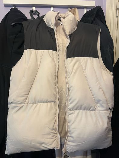 gilet asos offwhite barely worn