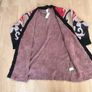 River Island Cardigan L Leopard Print Belted Open Front Red Black Boho Statement NEW good for Party concert Image 6