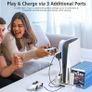 PS5 Stand with Cooling Fan and Headphone Holder, PS5 Cooling Fan with Dual PS5 Charging Station, PS5 Accessories for PS5 Console with 15 Game Slots (FREE POSTAGE) Image 6