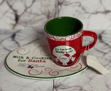 Christmas mug and saucer