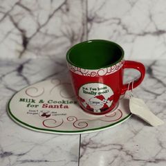Christmas mug and saucer