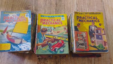 80+ Practical Mechanics Magazines from 1937
