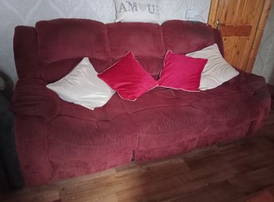 Couch 3 seater recliner