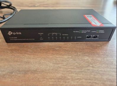 TP-LINK TL-SG1008P 8 port (4 POE+) gigabit switch
