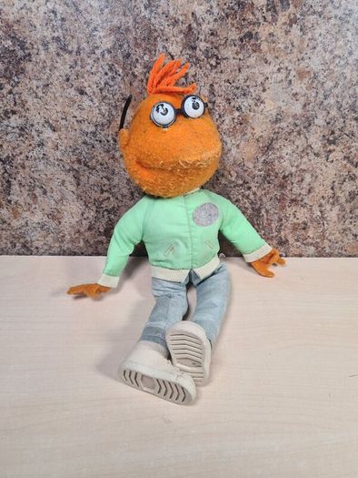 Vintage fisher price SCOOTER MUPPET DOLL teddy soft toy plushie 1978