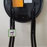 Four Black Folding Metal Stool Image 3