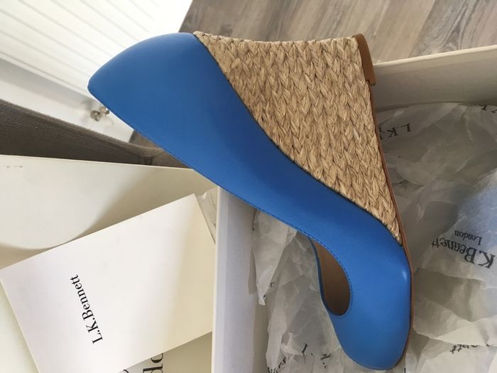 L.K Bennett Wedges - Like new !