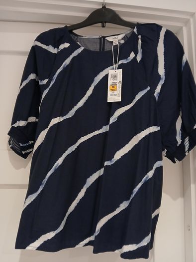 M&S navy top, size 16, new with tag