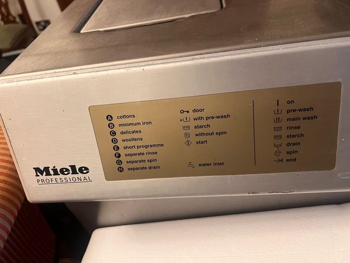 Miele professional washing machine