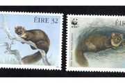 1992 Ireland Wildlife: Endangered Species Pine Marten Commemorative Stamps Mint Never Hinged (MNH)