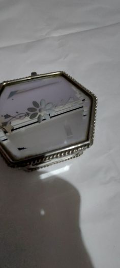 Lovely jewellery box ,,with bevelled mirrors sides and design, see pictures for condition,,take as is ,buyer collects or pays postage thank you