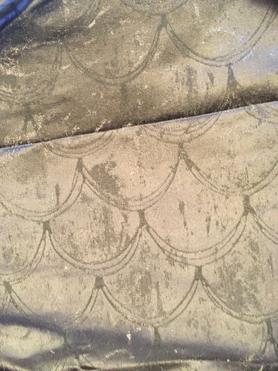 FABRIC Silver Grey Patterned  -  DIY, Crafting, Cushions, Upholstery