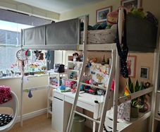 Loft bed Ikea vitval