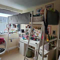 Loft bed Ikea vitval