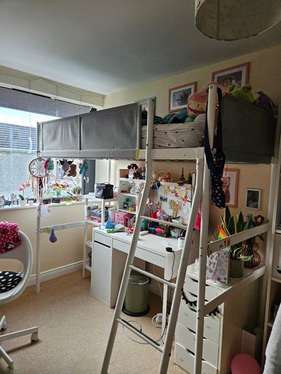 Loft bed Ikea vitval