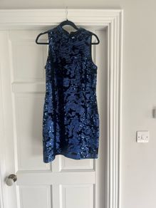 Monsoon Sleeveless Sequins Dress