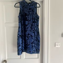 Monsoon Sleeveless Sequins Dress