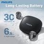 PHILIPS True Wireless Earphones Earbuds - Comfortable for iPhone/ Android, Built-in Microphone Sweat Wireless Headset, Wireless Headphones TAT2169 / New Image 7