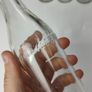 329 - Set of 5 Vintage Clear Glass Collectible Decorative Mineral Water Bottles Image 8