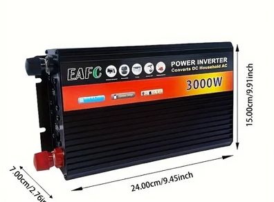 3000w power inverter DC 12V to AC 220V