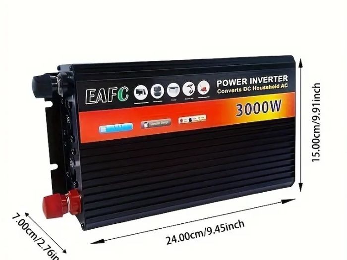 3000w power inverter DC 12V to AC 220V