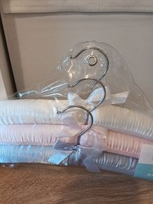 padded hangers x 3