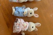 Sylvanian Families Milk Rabbit Family (Calico Critters) - Set of 4