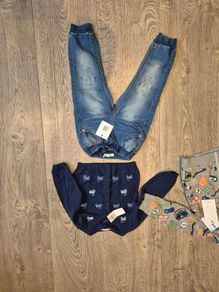 baby top and jeans 18 to 24 months