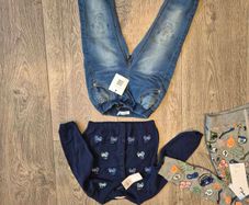 baby top and jeans 18 to 24 months