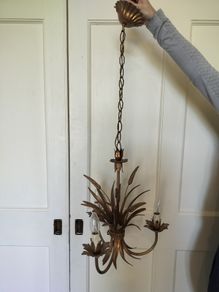 Vintage ceiling lights set of two