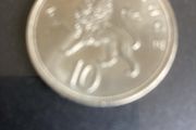 1968 English 10 Pence coin