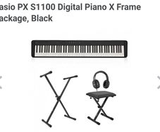 Piano Casio PX S1100 Digital Piano X Frame Package, Black