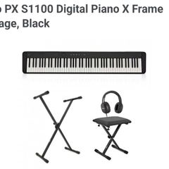 Piano Casio PX S1100 Digital Piano X Frame Package, Black