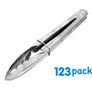 Lot of 2 High quality stainless steel TONGS 18 cm perfect for candy carts party buffet bbq salads LOT of 2 Image 3