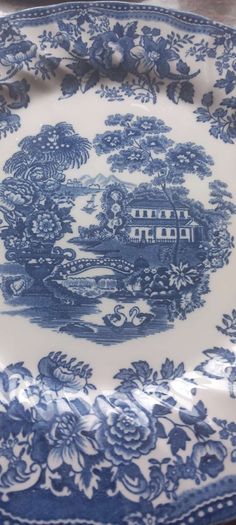 Vintage Big Cake Plates