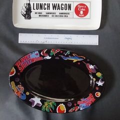 Planet Hollywood  & Coke plates