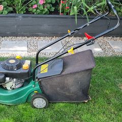 petrol lawnmower