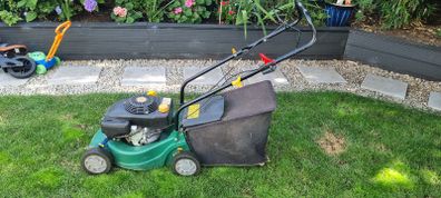 petrol lawnmower