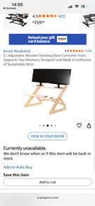 Converter for standing desk