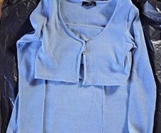 Zara Blue Co Ord Set..size M