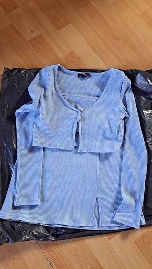 Zara Blue Co Ord Set..size M