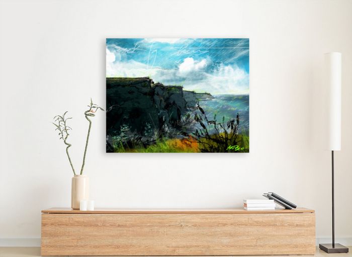 Cliffs of Moher Art Print