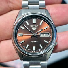 Vintage Seiko Sports 5 Chocolate Dial 7009A Automatic Watch