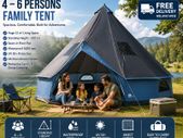 Family Tent Waterproof 4 to 6 person