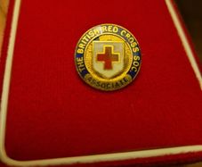 WW2 British Home Front Red Cross Society Associate Badge by J R Gaunt