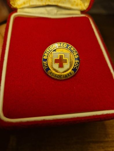 WW2 British Home Front Red Cross Society Associate Badge by J R Gaunt