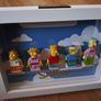 The Simpsons Lego minifigures  - framed Image 3