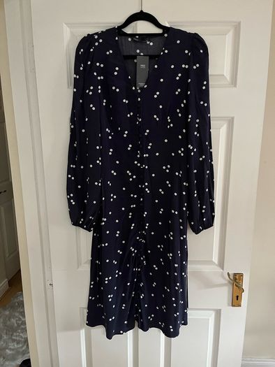 Brand new M&S v-neck dress