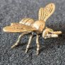 3 brass bees. Solid brass. Image 3