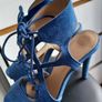 Blue lace-up high heels - size 35 Image 3